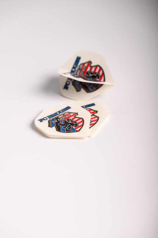 The Locals 78 Darts flights - Wit